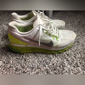 Nike air max 2012 white volt sz 8 men’s 9.5 women’s 360